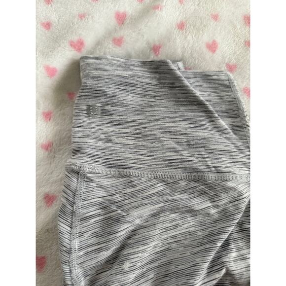 Lululemon High Rise Wunder Under Heather Gray Full length Leggings Size 4 - Picture 6 of 7